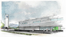 Pictured: An artist's impression of the proposed facility